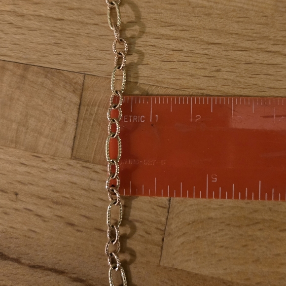 Vintage 14k Two-Tone Chain Link Necklace - Picture 11 of 12